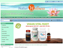 Tablet Screenshot of natur-wellness.ch